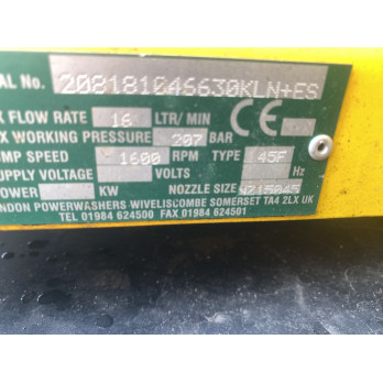 Nettoyeur haute-pression sur remorque BRENDON BB1000