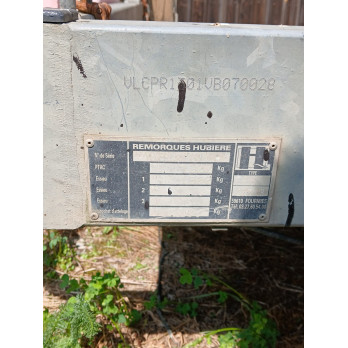 Remorque porte rouleau Hubiere PR 1301 VB