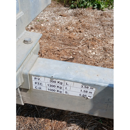 Remorque porte rouleau Hubiere