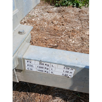 Remorque porte rouleau Hubiere