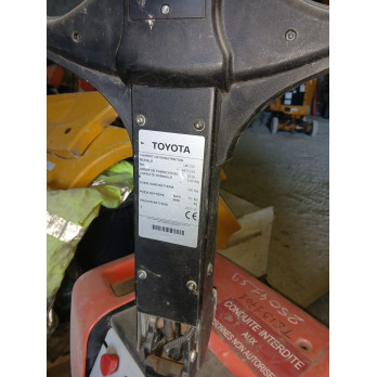Transpalette électrique 1300kg Toyota LWE130