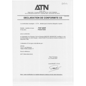 Nacelle électrique ATN piaf 880R P8807099