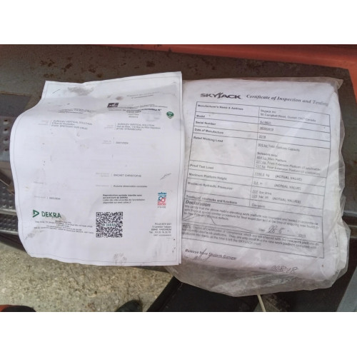 nacelle ciseaux SKYJACK SJ8831 12M