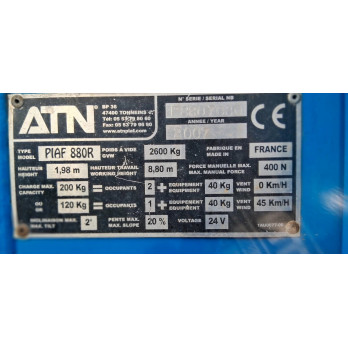 Nacelle électrique ATN Piaf 880R