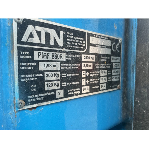 Nacelle électrique ATN Piaf 880R                     France compact