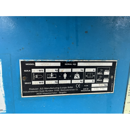 Nacelle articulé 16m JLG 450 AJ              France compact