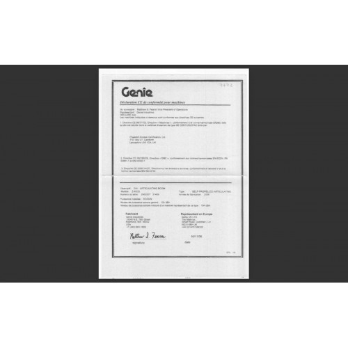 Nacelle Genie Z-45/25 RT - Articulée Tout Terrain | France Compact