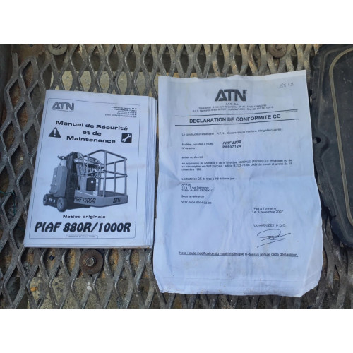 Nacelle ATN 880R - 2007 8m | France Compact