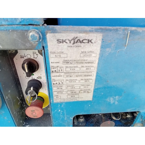 Skyjack SJ12 - Nacelle Mât Vertical Électrique 2014 | France Compact