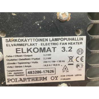 Chauffage d'atelier REMKO ELKOMAT 3.2 kW