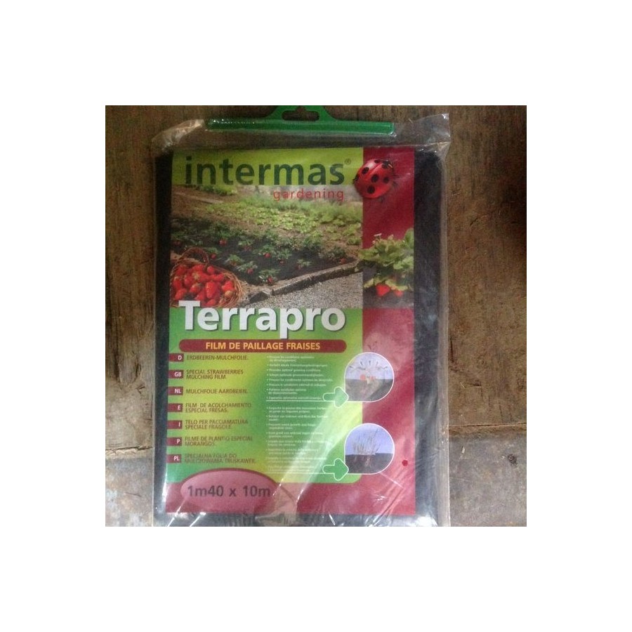  TERRAPRO (film de paillage fraises) - 1,40 x 10 m 