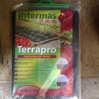  TERRAPRO (film de paillage fraises) - 1,40 x 10 m 
